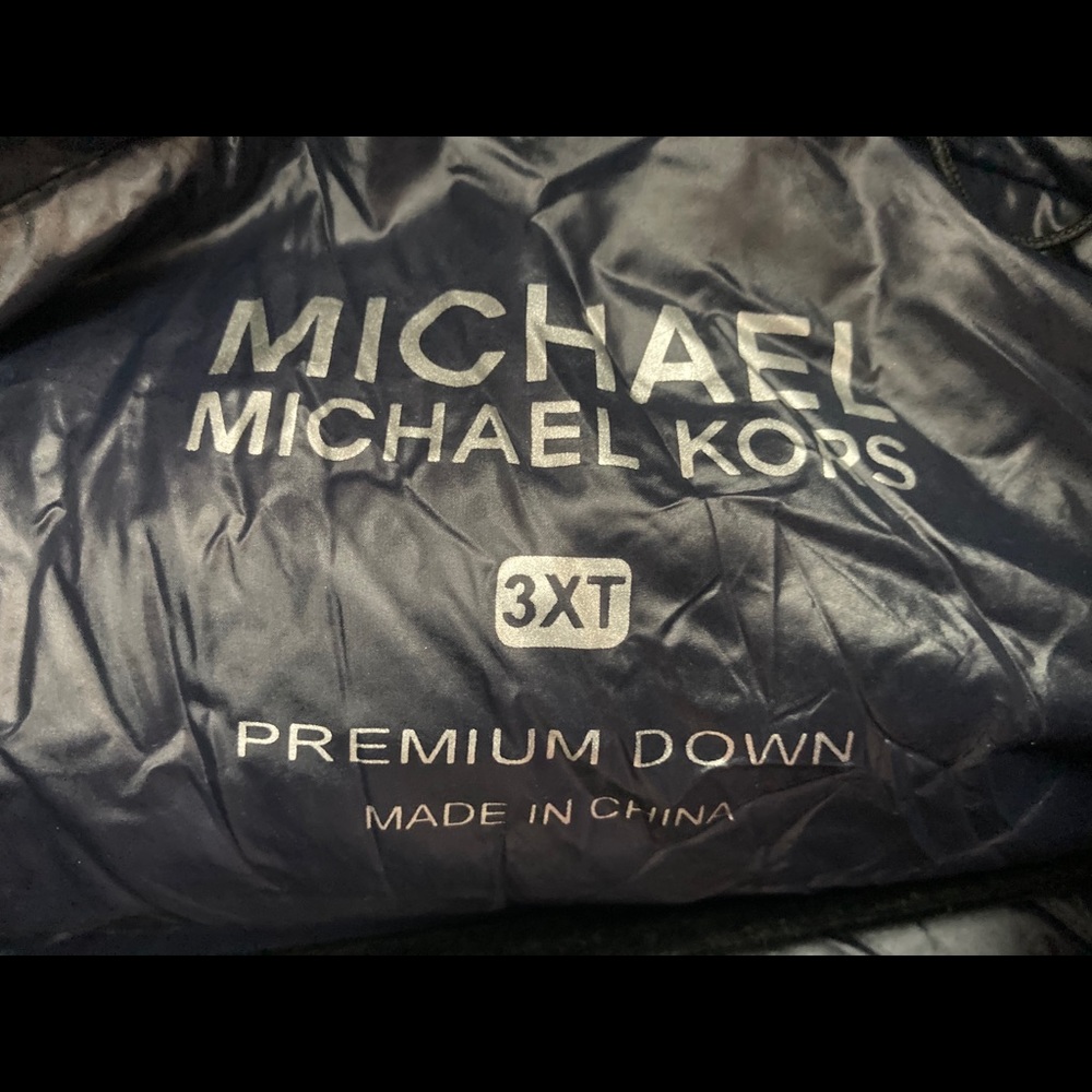 Michael Kors 3XL XXL Black Mens Puffer